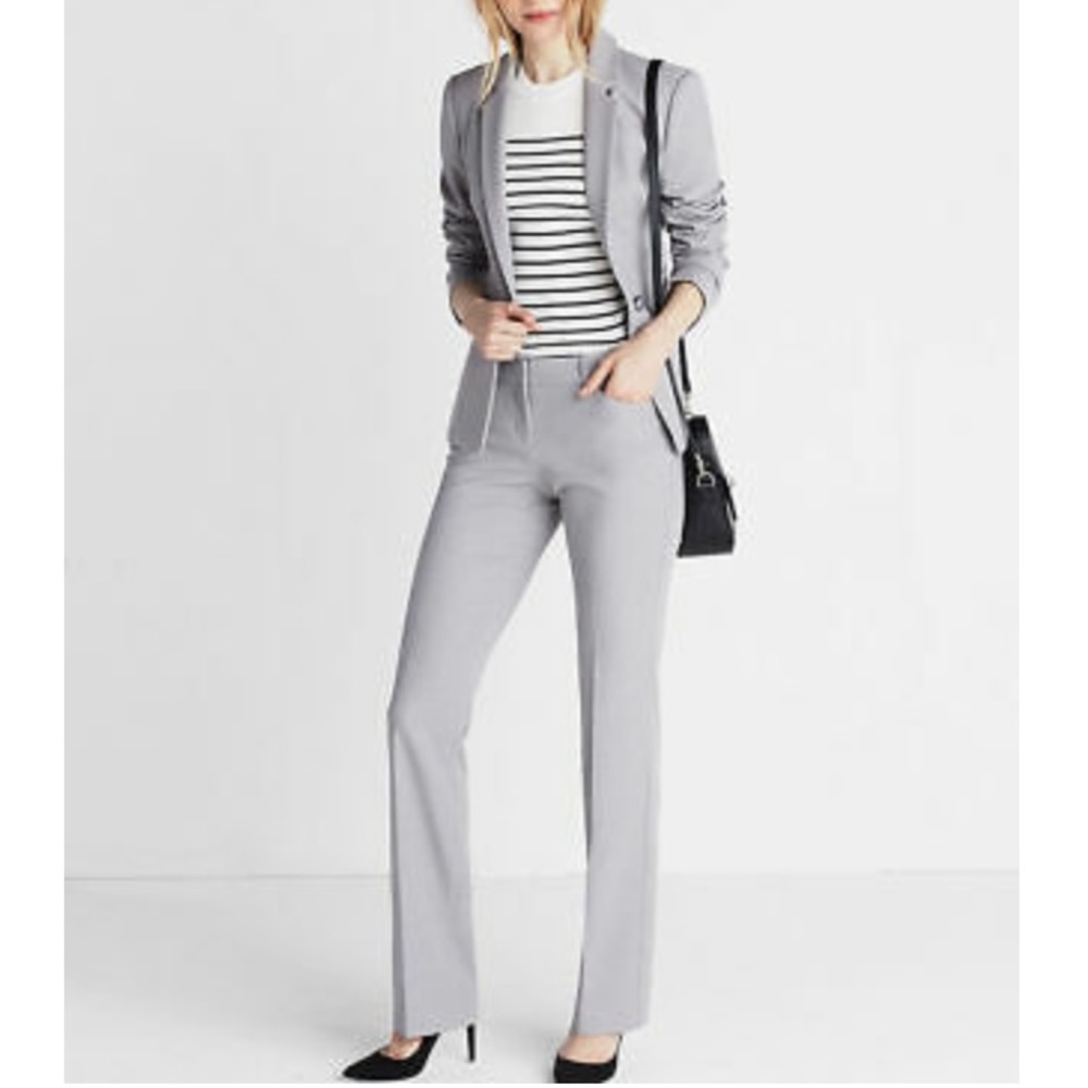 Express Editor Barely Boot Pants, Size 6.